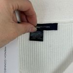 French Connection White Caballo Floral Lace Sheer Sleeve Sweater Pullover New M Photo 6