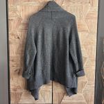 Joie  Womens Gray Cardigan Sweater Size C Open Front Cashmere Wool Photo 3