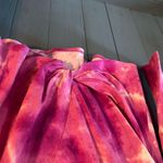 Zella Z by Pink/White Long Sleeve Front Knot Tie Dye Top | Women Size Small Photo 5