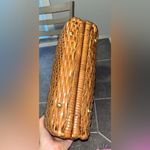 Vintage Wicker Handbag Handmade in Hong Kong Tan Photo 4