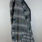 Vintage Thai Silk Handmade Art to Wear Jacket Oversized One Size 100% Silk Aztec Photo 7