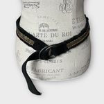 Gap Black Suede and Bronze Metal Belt Medium Photo 2