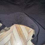 Alo Yoga  7/8 Player Leggings M Black Olive Green Striped Mesh Activewear Women Photo 6