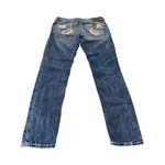 Big star  Jenae Skinny Faded Distressed Denim Blue Jeans Women Size 27S Photo 4