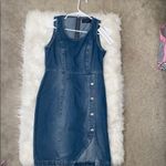 MINKPINK Got the Blues Denim Mini Dress Photo 3