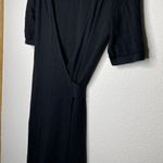 Banana Republic  Wool Blend Wrap Dress Black‎ Photo 8