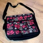 Vintage laptop bag AKA sport hearts satchel bag Black Photo 0