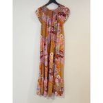 Anthropologie Maxi Dress Arielle Sleep Boho Indie Art Deco Lightweight Size S Photo 6
