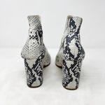 Steve Madden [] Rookie Bootie Snakeskin Cut-Out Side Split Shaft Ankle Boots 10 Photo 3