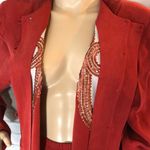 Adrianna Papell Orange Silk Skirt Suit NWT 16 Photo 9