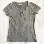 Hollister  Acid Wash Tie Tshirt Photo 0