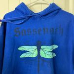 Port & Company‎ women’s bright blue dragonfly Sassenach pullover hood sweatshirt Size XXL Photo 1