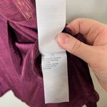 Susan Graver  Womens Burgundy Two-Piece Liquid Knit Set Tank and Cardigan S Photo 4