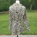 Me Jane Animal Print Raincoat | Animal Print Double Breasted Rain Trench Coat Photo 4
