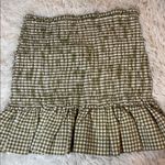 Veronica Beard  Aloya Smocked Gingham Skirt Size Large Photo 10