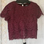 Lulus  Turn Back Time Burgundy Lace Two-Piece Dress Photo 1