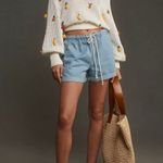 Farm Rio Crochet 3D Fruit Embellishments Sweater, Size M Photo 3