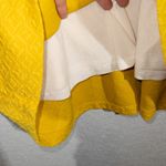 Maeve x Anthropologie Lemon Yellow Vera Lace A-Line Dress Size Medium Photo 6