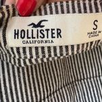 Hollister Gray and White Striped Mini Overall Sun Dress Size Small Photo 2