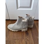 Lug Sole Ankle Bootie Grey Women’s Casual Dressy Boots Shoes Size 9.5 Photo 2