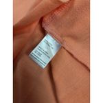 Livin' for the Weekend Coral Peach Women's Small Asymmetrical Crewneck Shirt Photo 2