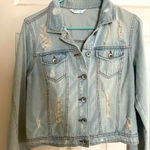 Highway Jeans Distressed Jean Jacket Size‎ Medium Photo 0