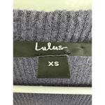 Lulus Sweet Comfort Long Sleeve Swing Sweater Dress Heather Navy XS Photo 8