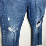 Torrid perfect boyfriend ankle jeans raw hem classic denim size 16S Photo 1