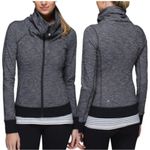 Lululemon Be Present Jacket Coco Pique Black 2 Photo 15