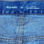 Old Navy  Women's Distressed Blue Jean Shorts High Rise Slouchy Straight size 16 Photo 4