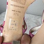 Burberry Burgundy Floral Women Shoes SZ:7 Photo 7