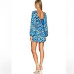 For Love & Lemons  Astor Floral Satin Mini Dress Photo 1