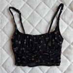 Gilly Hicks  Mesh Floral Longline Bralette Photo 0