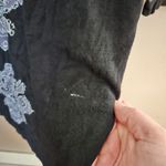 Sweet Sinammon Cardigan Black Purple White Long Sleeve Open Front Knit Casual Size M Photo 7