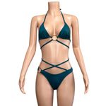 ADORA SWIM Valentina Top & Ivy Bottom, Teal, Medium Blue Photo 5