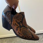 Marc Fisher Women’s‎ Dalaran Snakeskin Leather Booties Boots Size 7 Photo 15