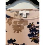 J Jill Top Women Small Petite Light Pink Floral Velvet Velour Bloom Travel Size undefined Photo 2