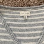 Lucky Brand womens v neck striped sweater-layered Photo 2