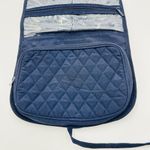 Vera Bradley Toiletry Bag Cosmetic Organizer Travel Hanging Folding Case Navy Photo 4