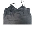 Cut Loose Grey Silk Babydoll Sleeveless Blouse Size Small Gray Photo 1