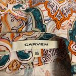 Carven sleeveless printed poplin dress Size 4 Photo 7