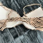 Zebra Print Swim Top Size 36B by shade shore Black Photo 1