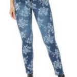 Juicy Couture  Blue Floral Skinny Jeans Photo 0