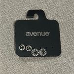 Avenue  Green and Silver Earring Set with a hint of green in the stone NWT Photo 0