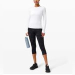 Lululemon Fast and Free Crop II 19” Heritage 365 Camo Deep Coal Size 6 Nulux Photo 2