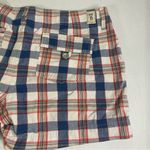 Levi's Plaid red/white/blue lightweight cotton chino shorts w/ pockets Size 12 (A Photo 5