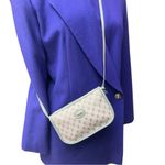 Pierre Cardin  Gray Monogram Crossbody Bag Mini Shoulder Purse Vintage Mini Bag Photo 2