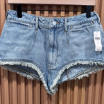 Anthropologie NWT Pilcro Blue Denim shorts Pilcro Sz 28 Photo 0