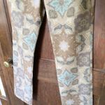 Anne Klein Medallion Print Bootcut Pants in Brown Multi sz 6 NWT Photo 2