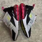 Nike  Air Max 270 White Black pink and Lime Accents size 6.5 Young/ 8 Women’s Photo 4